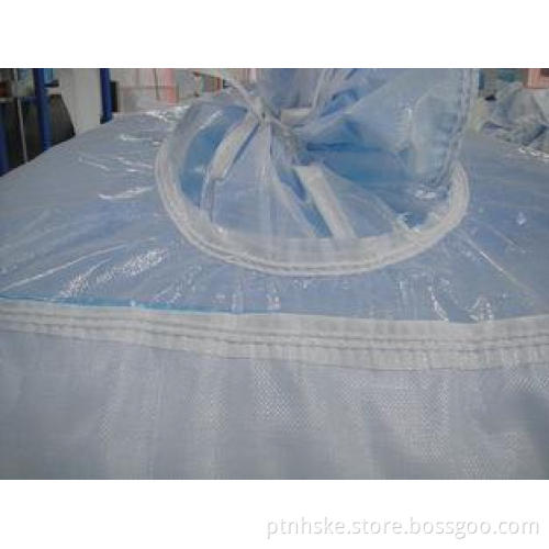 sugar / rice Food grade FIBC Bag of transparent inner liner